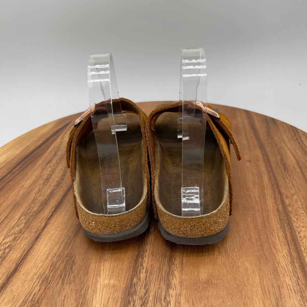 Birkenstock Arizona Sandals Womens Size 6 / 37 Russet Orange Suede Casual Shoes - Picture 4 of 9